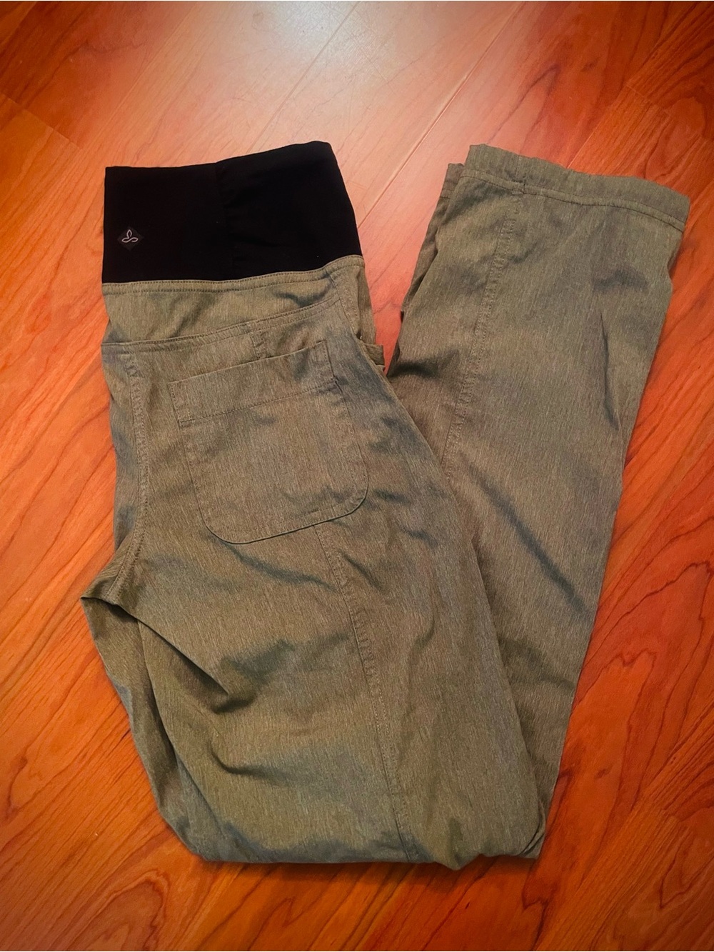 prAna Summit Hybrid Joggers Women’s Straight Leg Hike Pants Mossy Green XS - Picture 2 of 12